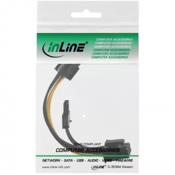 Εσωτερικός προσαρμογέας τροφοδοσίας InLine 6 Pin / 8 Pin για κάρτες γραφικών PCIe PCI-Express