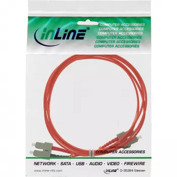 Καλώδιο οπτικών ινών Duplex InLine SC/SC 50/125µm OM2 0,5 m