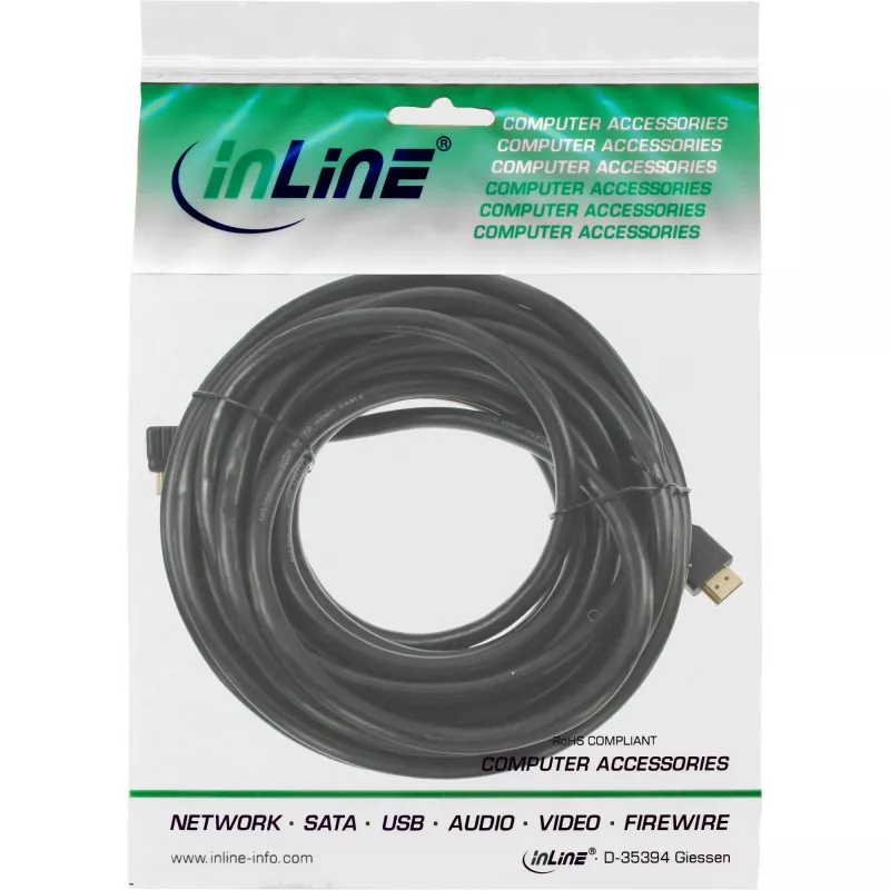 Καλώδιο InLine HDMI Mini, High Speed HDMI, AM/CM, επιχρυσωμένο, 10 m
