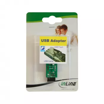 InLine Προσαρμογέας USB 2.0 εσωτερικός 2x υποδοχή USB A σε header μητρικής 33440I