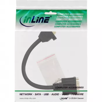 InLine Καλώδιο προσαρμογέα VGA 15-Pin υποδοχή VGA/υποδοχή 0,2m