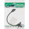 Καλώδιο προσαρμογέα USB 2.0 Type-A υποδοχή / σύνδεση σασί Type-B InLine 33441F 0,2 m