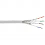 Καλώδιο patch InLine S/FTP PiMF Cat.6A χωρίς αλογόνα 500 MHz λευκό 100 m