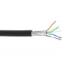 Καλώδιο patch InLine S/FTP PiMF Cat.6A χωρίς αλογόνα 500MHz μαύρο 100m