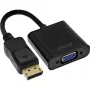 Καλώδιο προσαρμογέα DisplayPort InLine Basic, βύσμα DP / υποδοχή VGA μαύρο 0,15 m