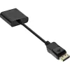 Καλώδιο προσαρμογέα DisplayPort InLine Basic, βύσμα DP / υποδοχή VGA μαύρο 0,15 m