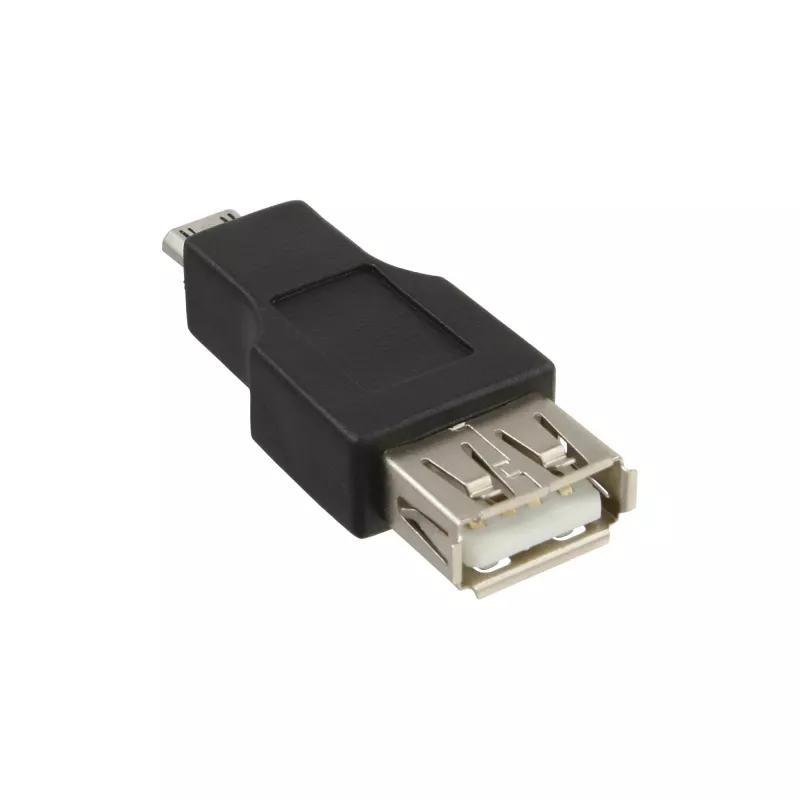 Προσαρμογέας Micro-USB InLine βύσμα Micro-B αρσενικό υποδοχή USB A θηλυκή 31604