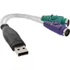 Μετατροπέας USB σε PS/2 InLine βύσμα USB Type-A αρσενικό / 2x υποδοχή PS/2 θηλυκή