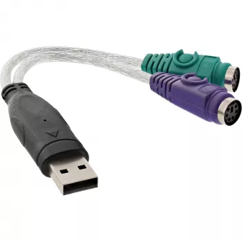 Μετατροπέας USB σε PS/2 InLine βύσμα USB Type-A αρσενικό / 2x υποδοχή PS/2 θηλυκή
