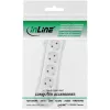 Πολύπριζο InLine, 5 θέσεις Schutzkontakt CEE 7/3, λευκό, 1,5 m