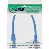 Καλώδιο patch InLine S/FTP PiMF Cat.6A χωρίς αλογόνα 500 MHz μπλε 0,25 m