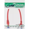 InLine Καλώδιο Patch S/FTP PiMF Cat.6A χωρίς αλογόνα 500 MHz κόκκινο 0,25 m