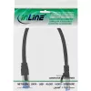 InLine Καλώδιο Patch S/FTP PiMF Cat.6A χωρίς αλογόνα 500 MHz μαύρο 0,3 m
