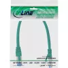 InLine Καλώδιο Patch S/FTP PiMF Cat.6A χωρίς αλογόνα 500MHz πράσινο 0,3m