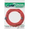 InLine Καλώδιο Patch S/FTP PiMF Cat.6A χωρίς αλογόνα 500 MHz κόκκινο 20 m
