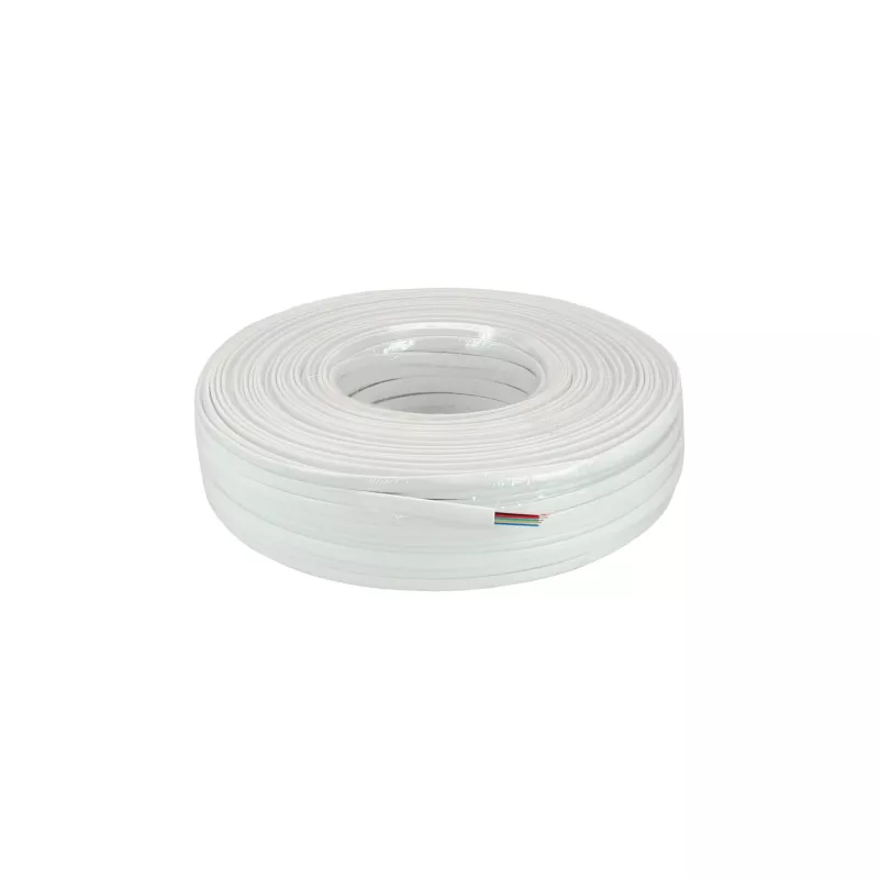 InLine καλώδιο Modular 6 αγωγών επίπεδο καλώδιο λευκό 100m ρολό
