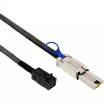 InLine Mini SAS HD καλώδιο SFF-8643 σε SFF-8088 2m