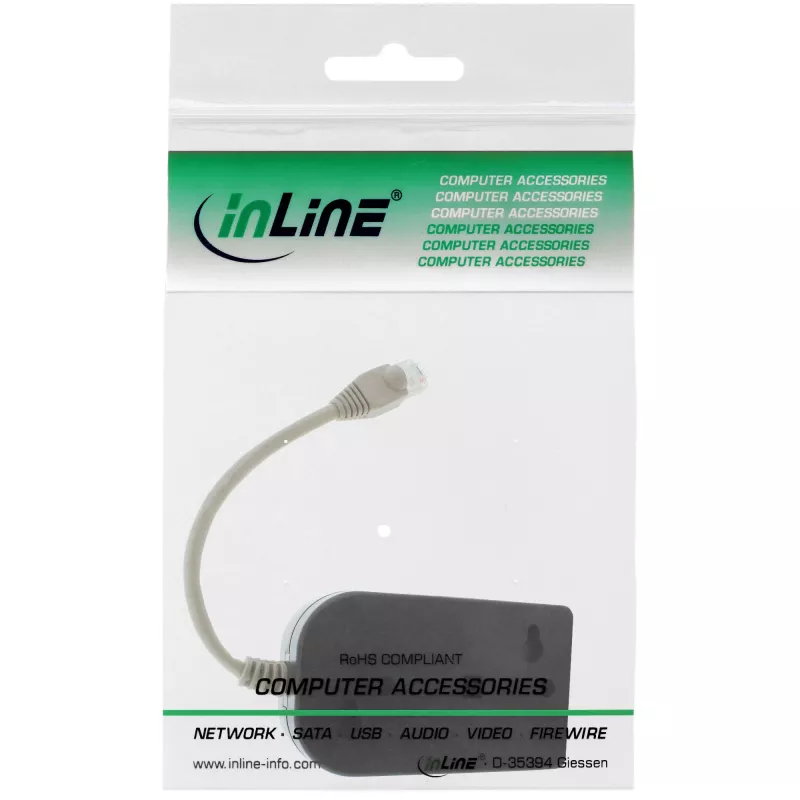 InLine splitter ISDN 1 -> 8, 0,15 m, με αντιστάσεις