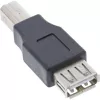 Προσαρμογέας USB 2.0 Type-A υποδοχή / Type-B βύσμα InLine 33442