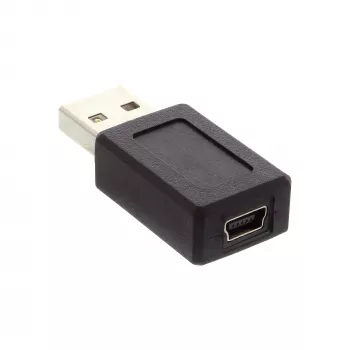 Προσαρμογέας USB 2.0 βύσμα A / υποδοχή Mini 5 ακίδων InLine 33500A