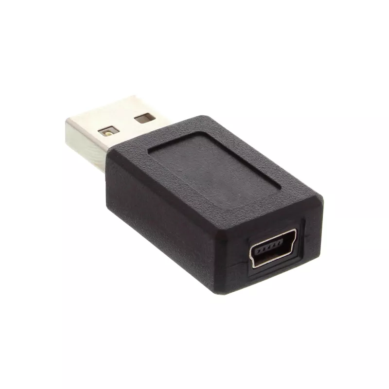 Προσαρμογέας USB 2.0 βύσμα A / υποδοχή Mini 5 ακίδων InLine 33500A