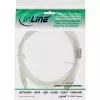 InLine καλώδιο USB 2.0 Type-A βύσμα / βύσμα B διαφανές, πυρήνας φερρίτη, 3m