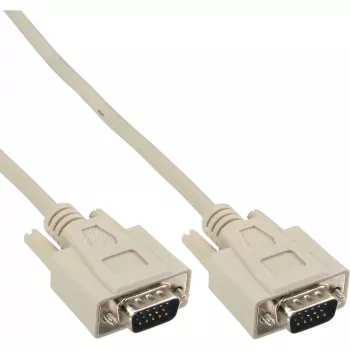 Καλώδιο VGA 15HD βύσμα / βύσμα μπεζ 3m InLine 17712A