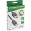 InLine λεπτό καλώδιο Ultra High Speed HDMI AM/CM 8K4K επιχρυσωμένο μαύρο 1m