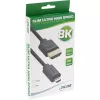 InLine λεπτό καλώδιο Ultra High Speed HDMI AM/DM 8K4K επιχρυσωμένο μαύρο 2m