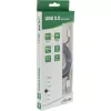 Καλώδιο InLine Micro-USB 2.0, USB Type-A / Micro-B M/M, μαύρο/alu, εύκαμπτο, 1m