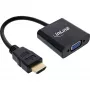 Καλώδιο μετατροπέα InLine HDMI σε VGA με ήχο ενεργός μετατροπέας βίντεο μαύρο