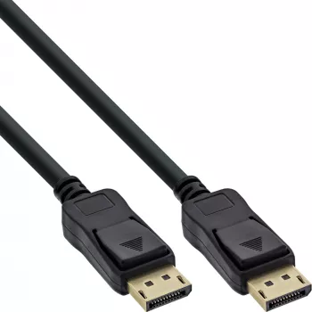 Καλώδιο DisplayPort InLine μαύρο επιχρυσωμένο 10 m