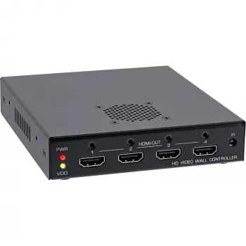 InLine HDMI ελεγκτής βίντεο τοίχου 1 σε 4, Full-HD