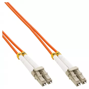 Καλώδιο διπλής οπτικής ίνας InLine LC/LC 62.5/125µm OM1 0.5m