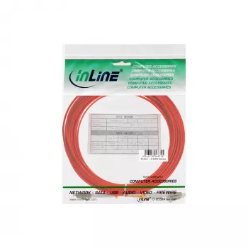 Καλώδιο διπλής οπτικής ίνας InLine LC/LC 62.5/125µm OM1 0.5m