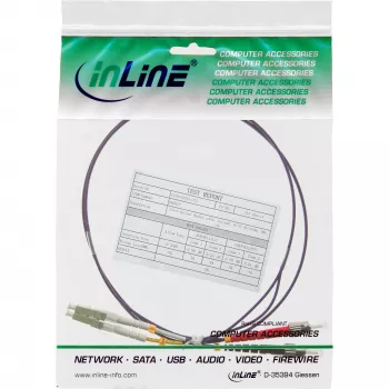 Καλώδιο διπλής οπτικής ίνας InLine LC/ST 50/125 µm OM4 0,5 m