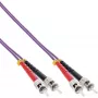 Καλώδιο οπτικών ινών duplex InLine ST/ST 50/125µm OM4 7,5m