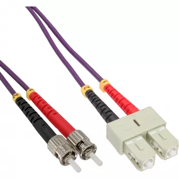 Καλώδιο οπτικών ινών duplex InLine 82525P SC/ST 50/125µm OM4 25m