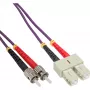 Καλώδιο οπτικών ινών duplex SC/ST InLine 82502P 50/125µm OM4 2m