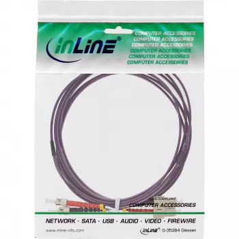 Καλώδιο οπτικών ινών duplex SC/ST InLine 82502P 50/125µm OM4 2m