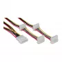 Εσωτερικό καλώδιο τροφοδοσίας InLine 29654A 1x 4pin Molex / 4x 4pin Molex 1m