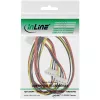 Εσωτερικό καλώδιο τροφοδοσίας InLine 29654A 1x 4pin Molex / 4x 4pin Molex 1m
