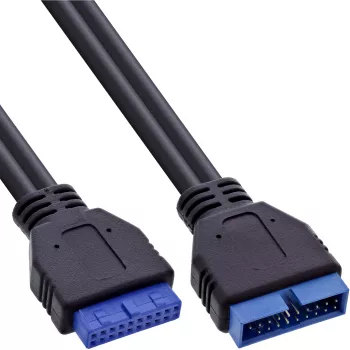 Καλώδιο επέκτασης InLine USB 3.0 εσωτερικό βύσμα αρσενικό/υποδοχή θηλυκή 33448I 0,35 m