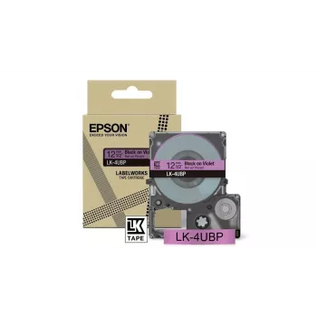 Ταινία ετικετών Epson LK-4UBP μαύρο μωβ θερμικής εκτύπωσης 1,2 cm