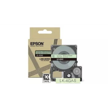 Ταινία ετικετών Epson LK-4GAS γκρι ανοιχτό πράσινο θερμομεταφοράς 1,2 cm