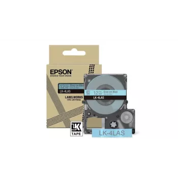 Ταινία ετικετών Epson LK-4LAS γκρι ανοιχτό μπλε θερμομεταφοράς 1,2 cm