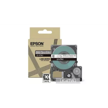 Epson LabelWorks LK-4TWJ ταινία σήμανσης, λευκό σε ματ διαφανές, 12 mm x 8 m