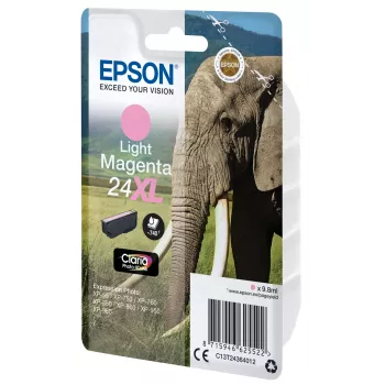 Epson Elephant ατομική συσκευασία ανοιχτό ματζέντα 24XL Claria Photo HD μελάνι