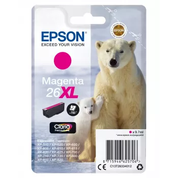 Epson Eisbär μεμονωμένη συσκευασία ματζέντα 26XL Claria Premium μελάνι