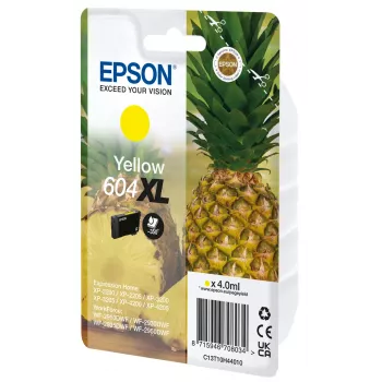 Epson 604XL μελάνι γνήσιο κίτρινο 4 ml μεμονωμένη συσκευασία